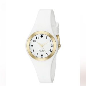 Kate Spade White Silicone Rumsey Watch